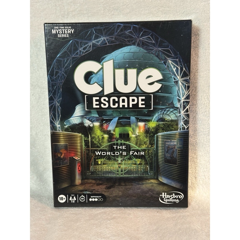 Clue Escape: The World's Fair Board Game Escape Room 1-Time Solve Mystery Game‎